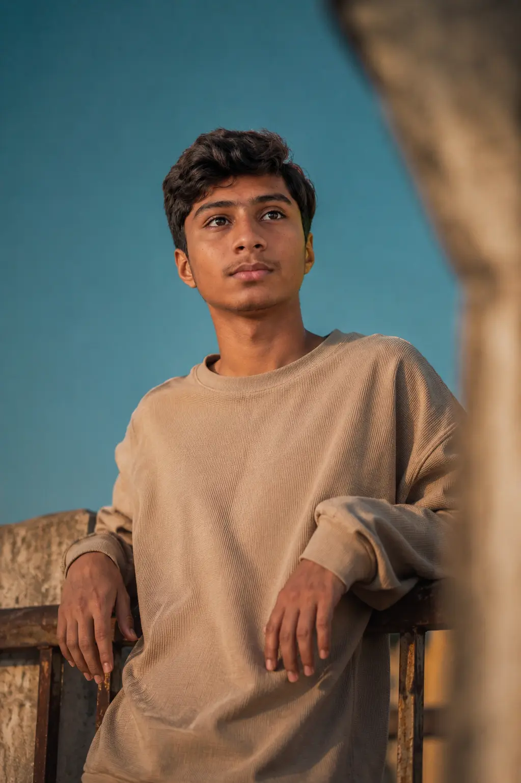 AliHx open sky portrait — Ali Hassan Developer Portfolio image
